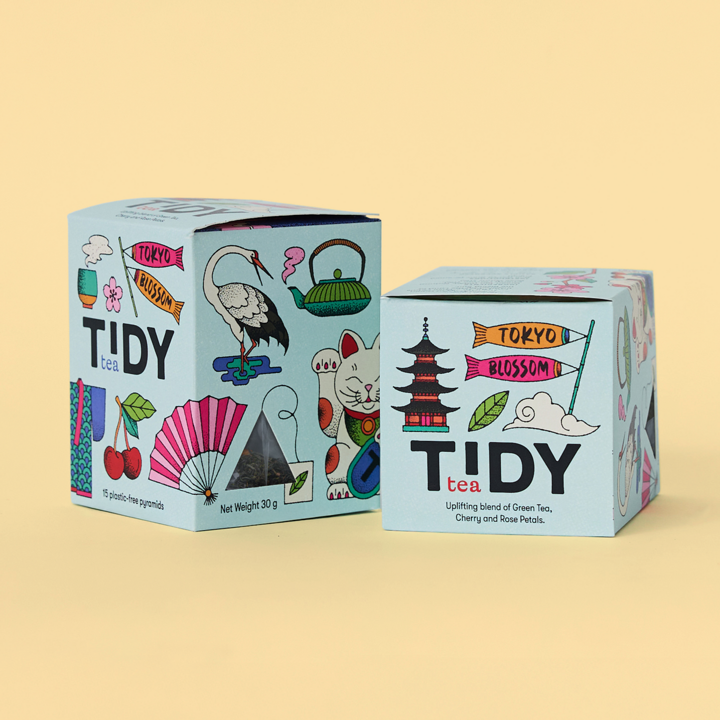 Two boxes of Tokyo Blossom plastic free tea bags